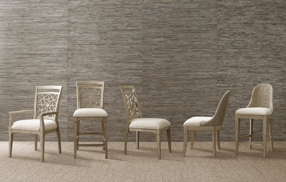 American Drew - Vista Oyster Boca Woven Counter Height Stool - Set of 2 - 803-690C view 4