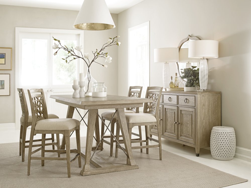 American Drew - Vista Oyster Essex Counter Height Stool - Set of 2 - 803-691C view 5