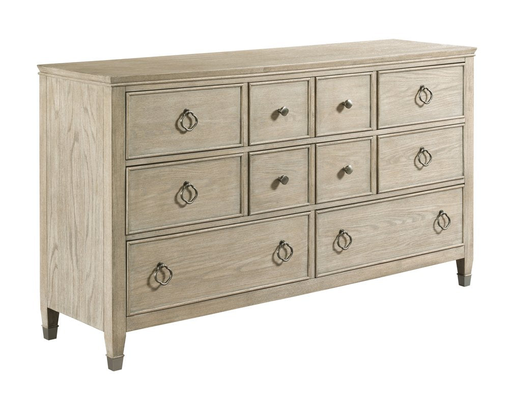 American Drew - Vista Oyster Fremont Dresser With Mirror - 803-130030 view 3