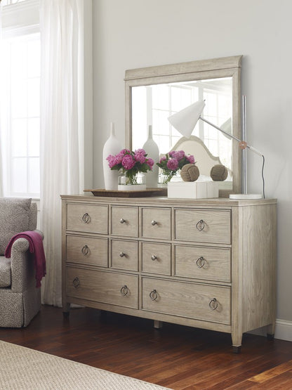 American Drew - Vista Oyster Fremont Dresser With Mirror - 803-130030 view 5