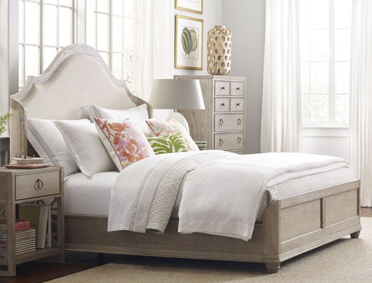 American Drew - Vista Oyster Haven King Upholstered Shelter Bed - 803-316CR view 2