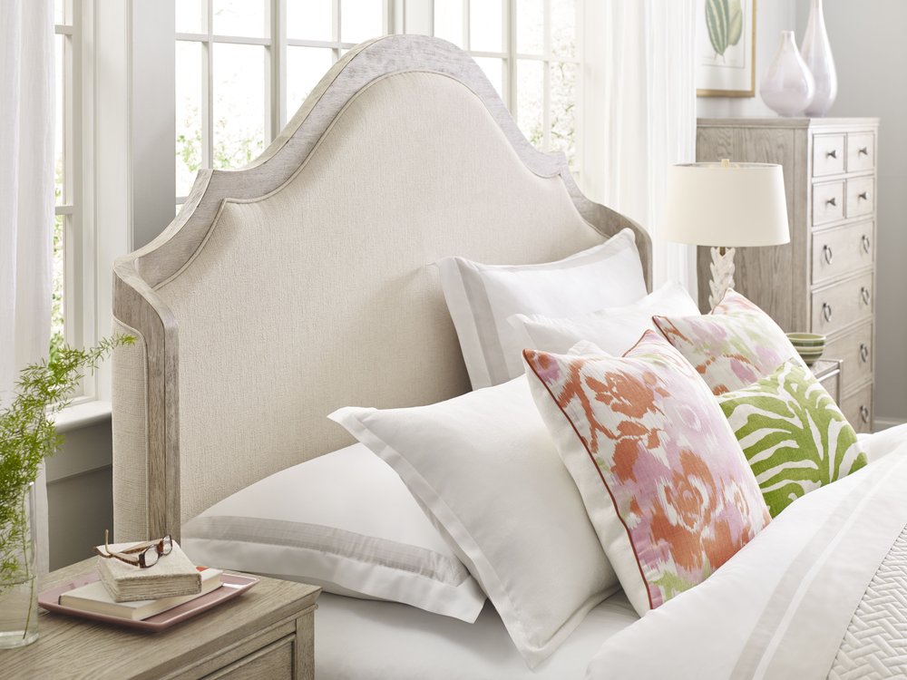American Drew - Vista Oyster Haven Queen Upholstered Shelter Bed - 803-313CR view 3