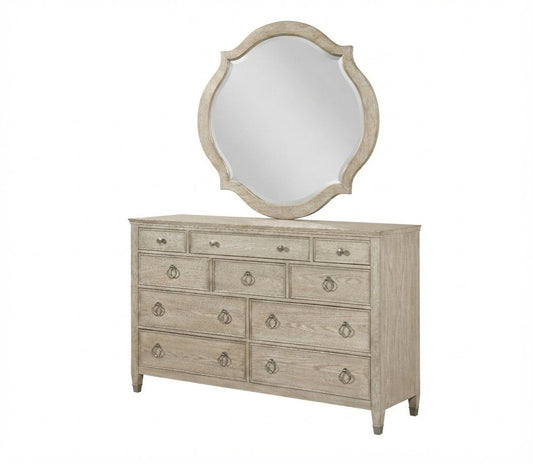 American Drew - Vista Oyster Jupiter Bureau With Accent Mirror - 803-131020 view 1