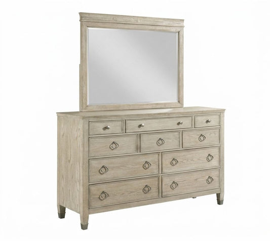 American Drew - Vista Oyster Jupiter Bureau With Mirror - 803-131030 view 1