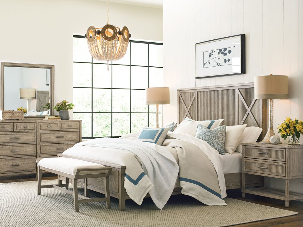 American Drew - West Fork Aged Taupe Parks Dresser With Mirror - 924-130020 view 7