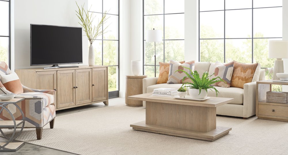 American Drew - Windover Sand Balance Rectangular Coffee Table - 305-910 view 3