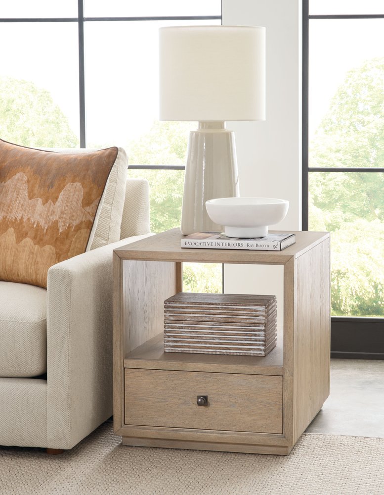American Drew - Windover Sand Ecker Drawer End Table - 305-915 view 2