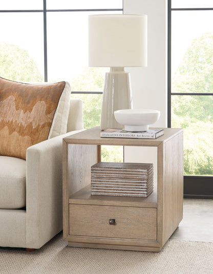 American Drew - Windover Sand Ecker Drawer End Table - 305-915 view 2