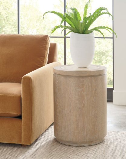 American Drew - Windover Sand Gatner Round Drum Table - 305-916 view 2