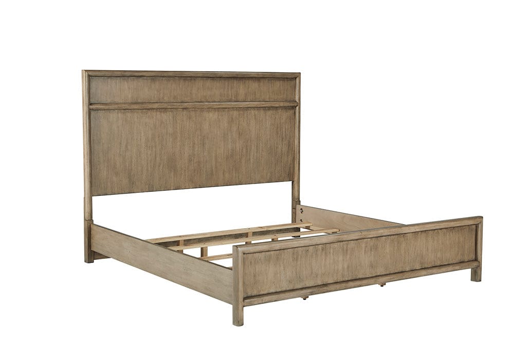 American Woodcrafters - Arlington King Panel Bed - Nutmeg - 4300-66PAN view 1