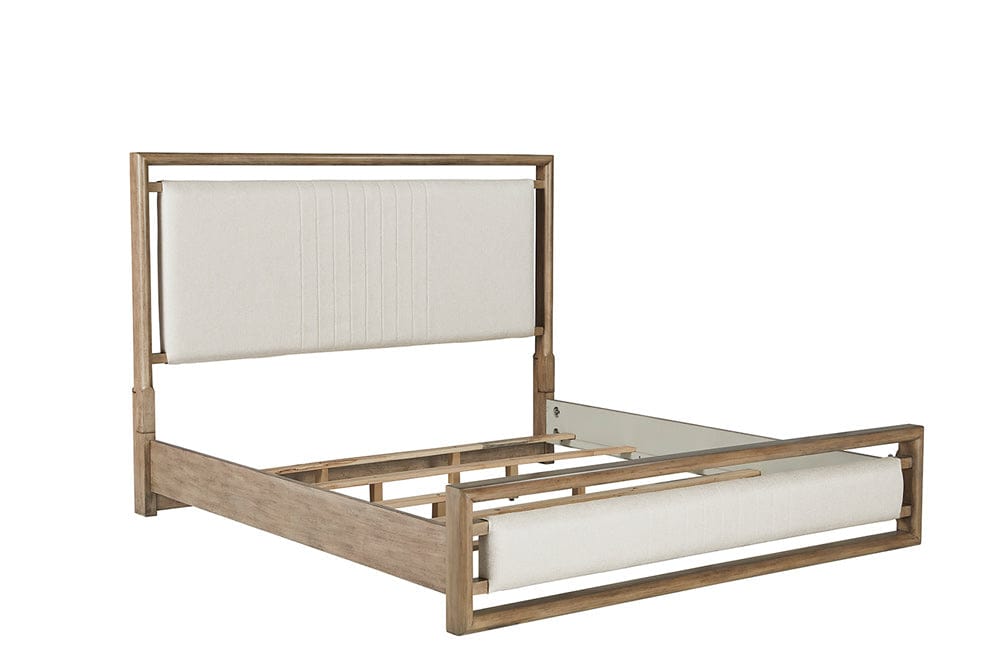 American Woodcrafters - Arlington King Upholstered Panel Bed - Nutmeg - 4300-66UPSH view 1
