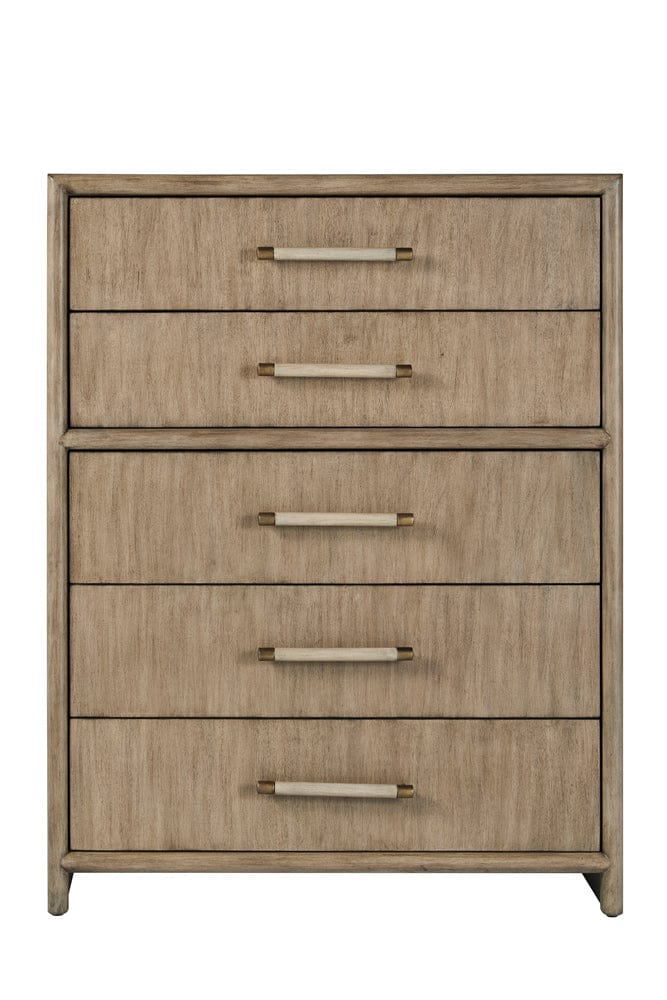 American Woodcrafters - Arlington Queen Upholstered Panel 3pc Bedroom Set - Nutmeg - 4300-QUPSH-3PC view 2