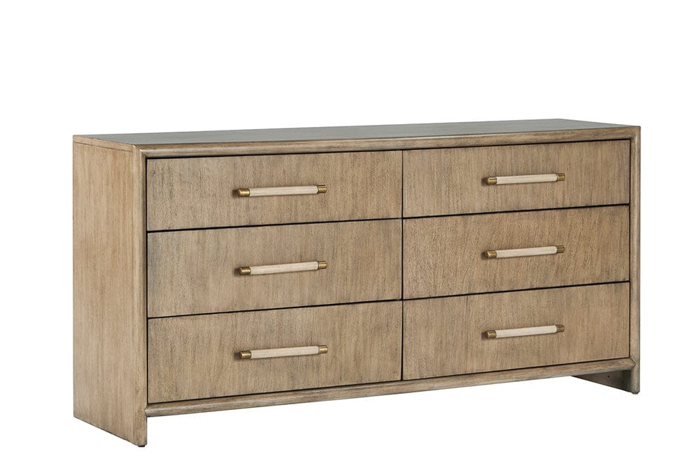 American Woodcrafters - Arlington Queen Upholstered Panel 5pc Bedroom Set - Nutmeg - 4300-QUPSH-5PC view 5