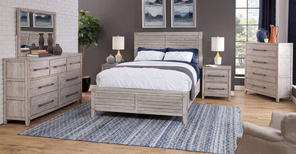 American Woodcrafters - Aurora Dresser - Whitewash - 2810-270 veiw 3