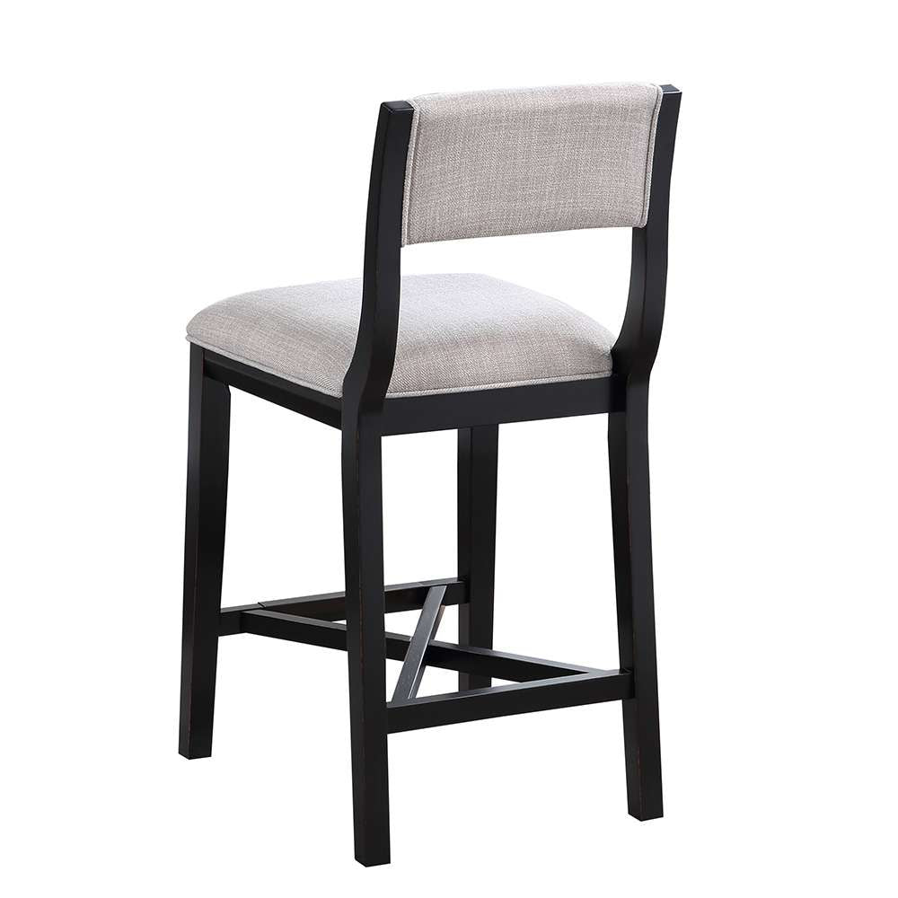 American Woodcrafters - Barcelona 26in Stool - Midnight Black - B2-270-26F veiw 3