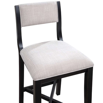 American Woodcrafters - Barcelona 26in Stool - Midnight Black - B2-270-26F veiw 4