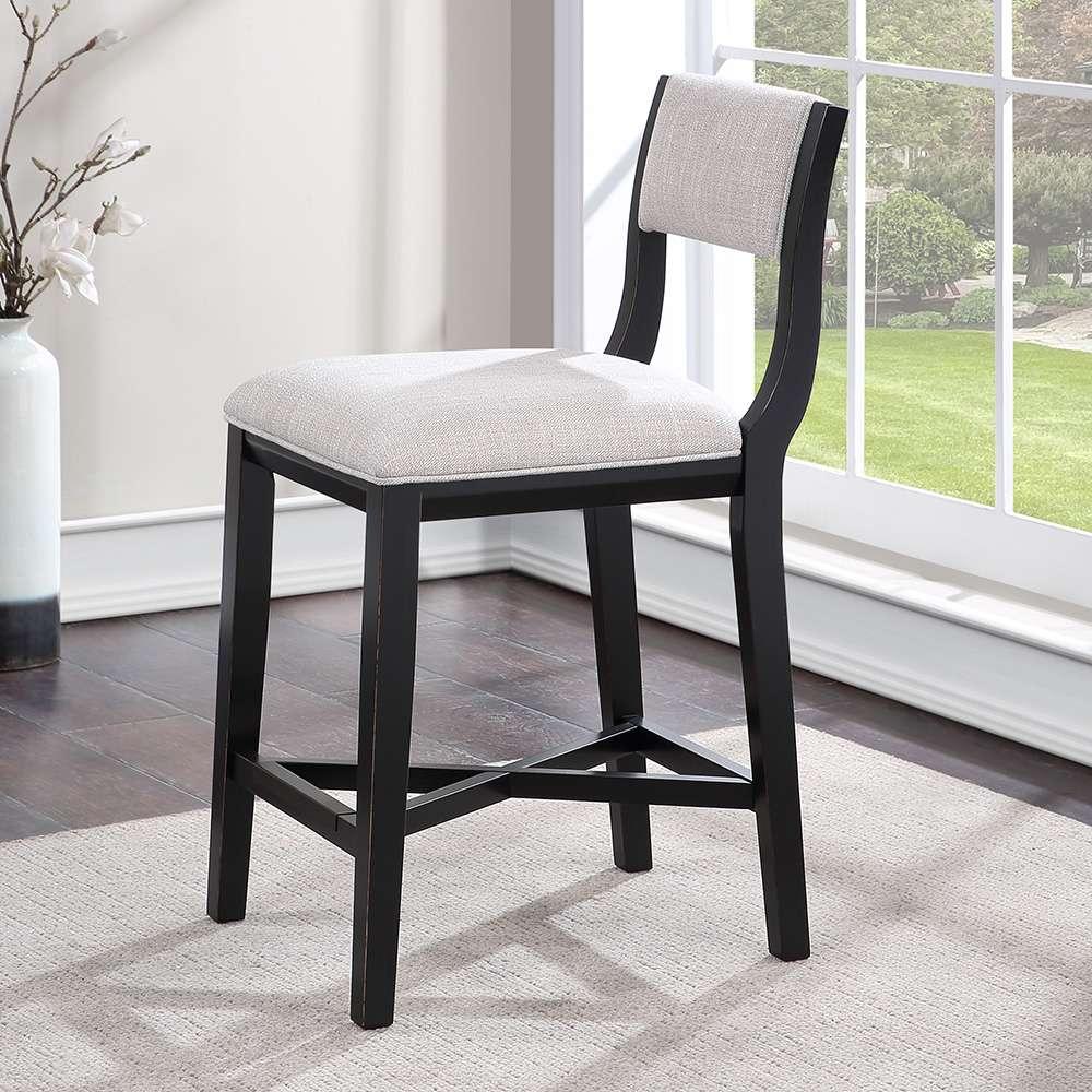 American Woodcrafters - Barcelona 26in Stool - Midnight Black - B2-270-26F veiw 8