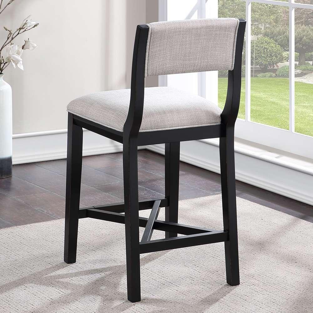 American Woodcrafters - Barcelona 26in Stool - Midnight Black - B2-270-26F veiw 9