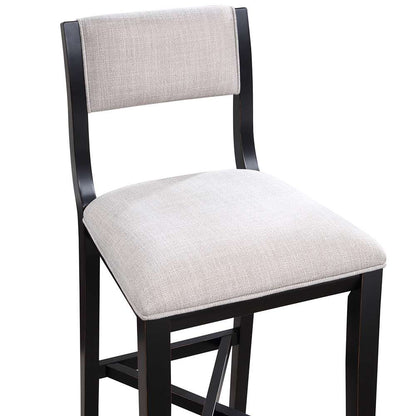 American Woodcrafters - Barcelona 30in Stool - Midnight Black - B2-270-30F veiw 4