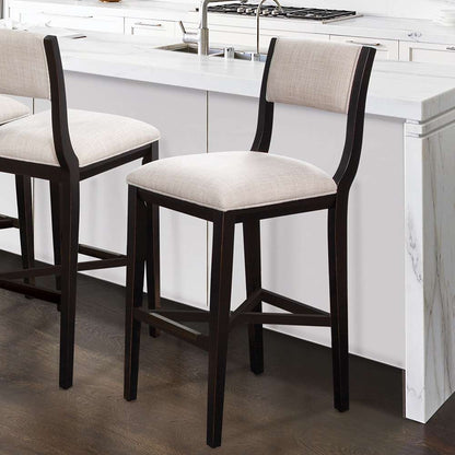 American Woodcrafters - Barcelona 30in Stool - Midnight Black - B2-270-30F veiw 6