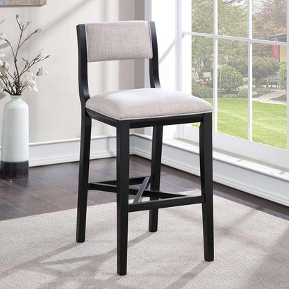American Woodcrafters - Barcelona 30in Stool - Midnight Black - B2-270-30F veiw 7