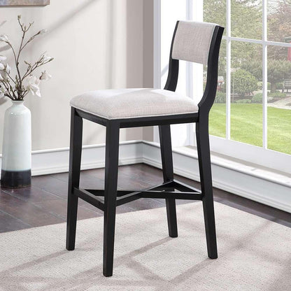 American Woodcrafters - Barcelona 30in Stool - Midnight Black - B2-270-30F veiw 8