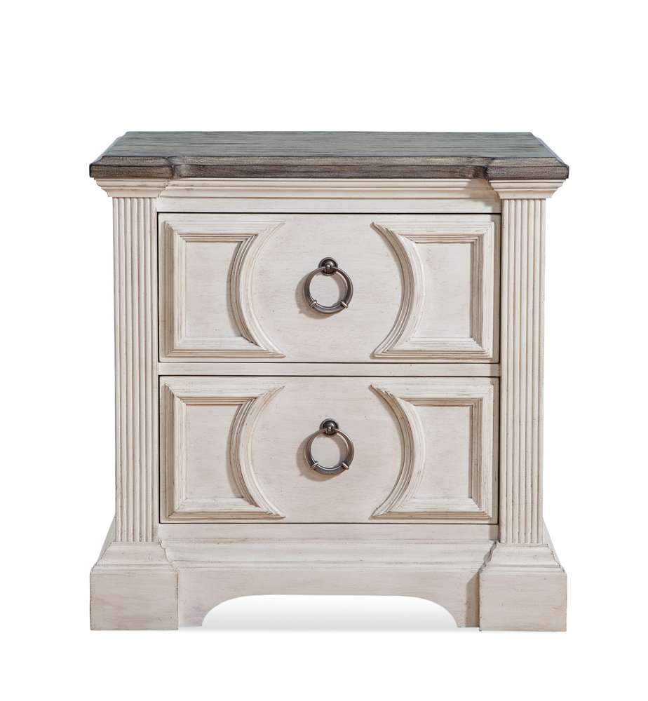 American Woodcrafters - Brighten 2 Drawer Nightstand - 9410-420 veiw 2