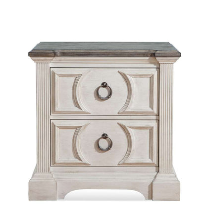 American Woodcrafters - Brighten 2 Drawer Nightstand - 9410-420 veiw 2