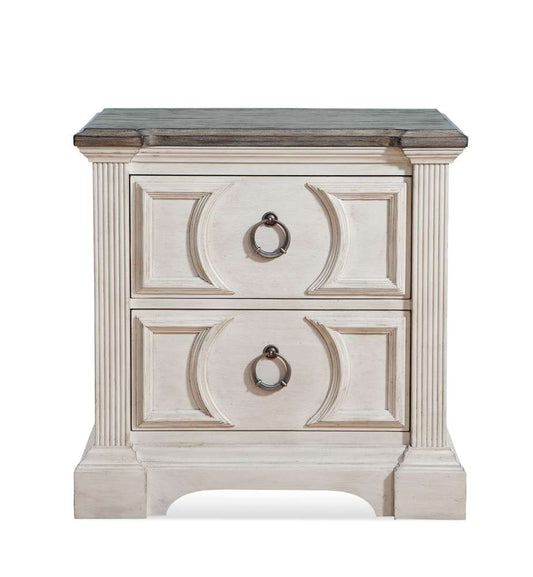 American Woodcrafters - Brighten 2 Drawer Nightstand - 9410-420 veiw 2