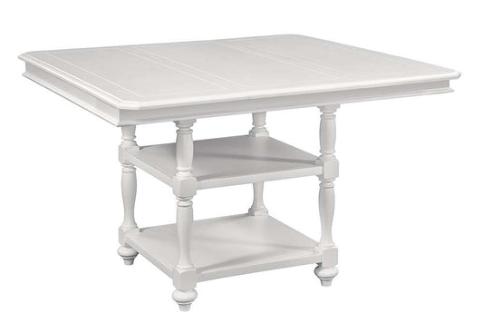 American Woodcrafters - Cottage Traditions Gathering Height Table - White Cottage - D-6510-553 veiw 1