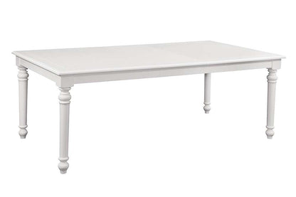 American Woodcrafters - Cottage Traditions Rectangle Dining Table - White Cottage - D-6510-550 veiw 2