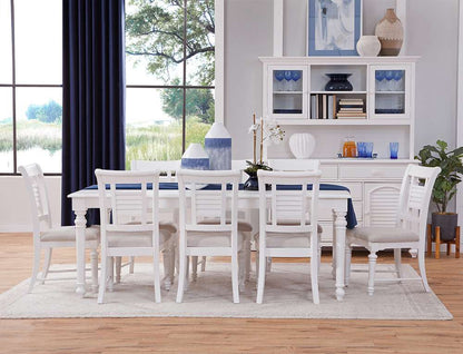 American Woodcrafters - Cottage Traditions Rectangle Dining Table - White Cottage - D-6510-550 veiw 3
