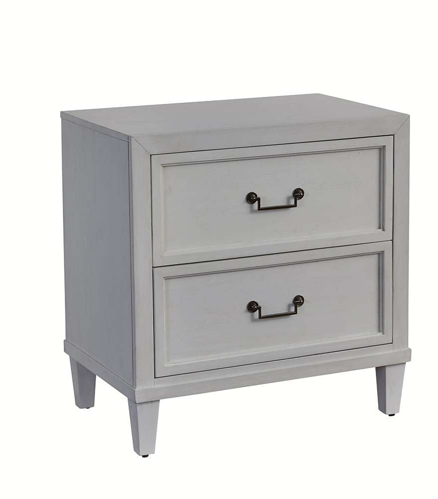 American Woodcrafters - Dunescape 2-Drawer Nightstand - White - 1210-420 view 1