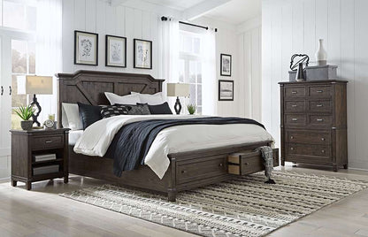 American Woodcrafters - Farmwood 1-Drawer Nightstand - Whiskey Barrell - 6600-412 veiw 4