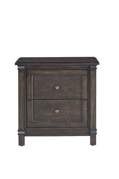 American Woodcrafters - Farmwood 2-Drawer Nightstand - Whiskey Barrell - 6600-420 veiw 1