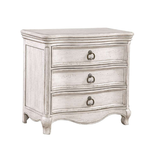 American Woodcrafters - Genoa 3-Drawer Nightstand - Antique White - 1580-430 veiw 1