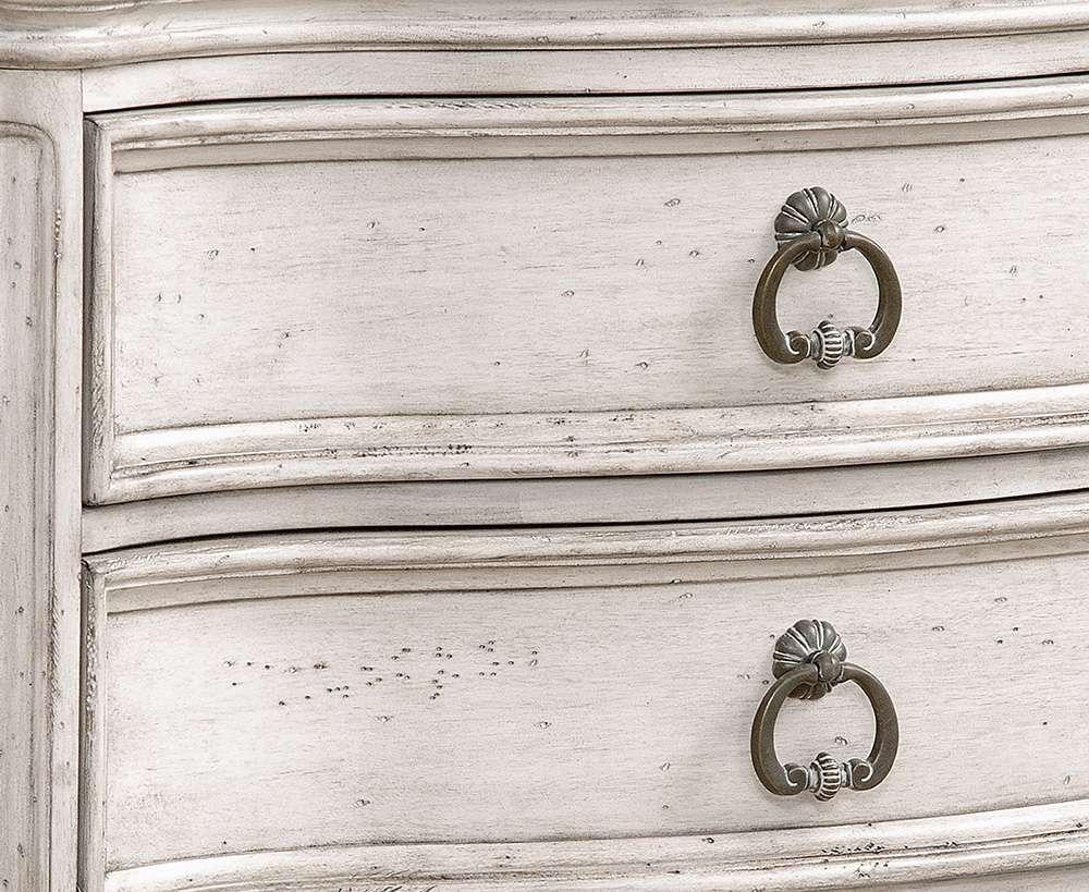 American Woodcrafters - Genoa 3-Drawer Nightstand - Antique White - 1580-430 veiw 2