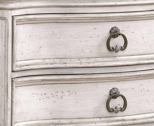 American Woodcrafters - Genoa 3-Drawer Nightstand - Antique White - 1580-430 veiw 2