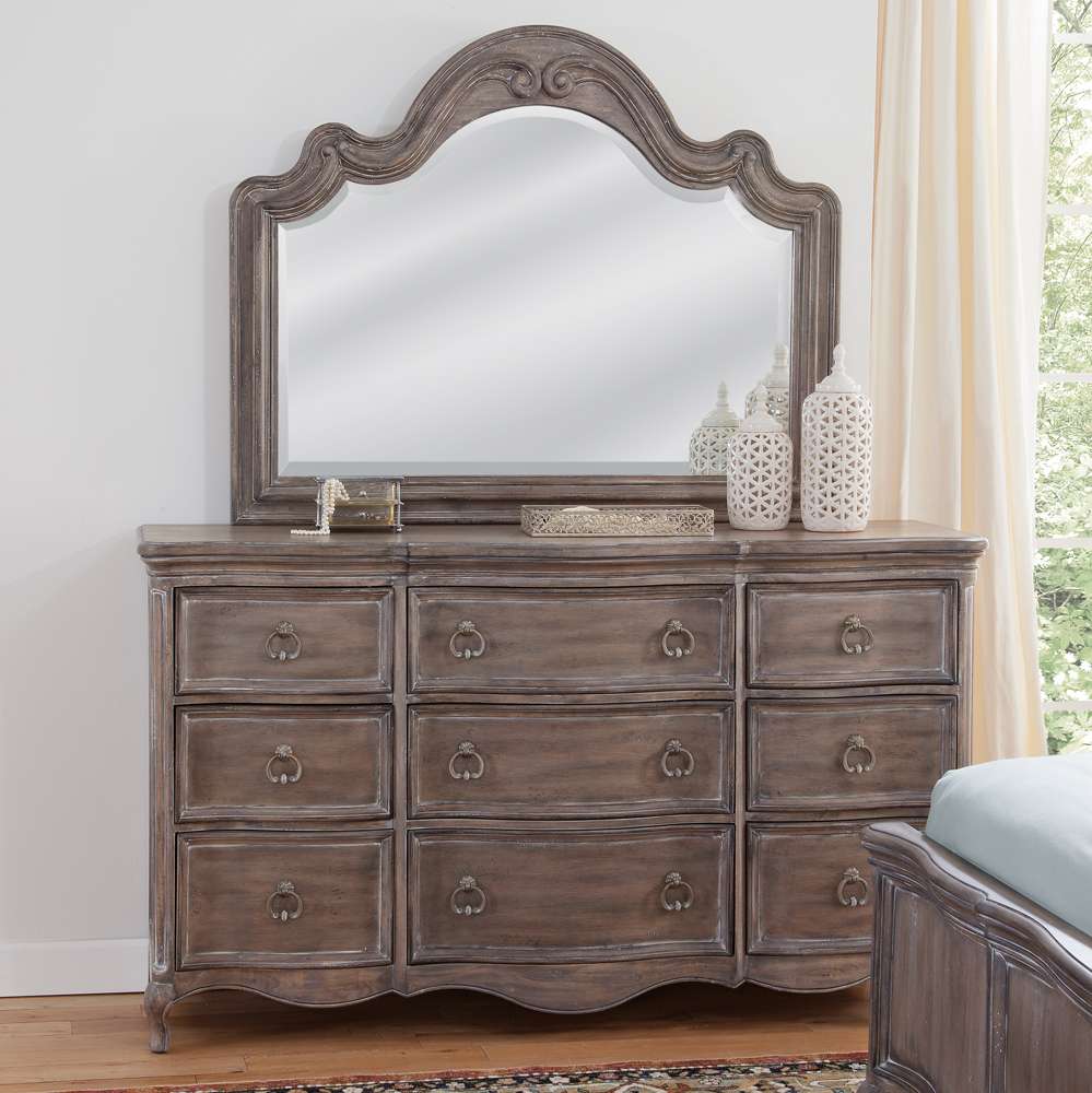 American Woodcrafters - Genoa Landscape Mirror - 1575-040 veiw 2