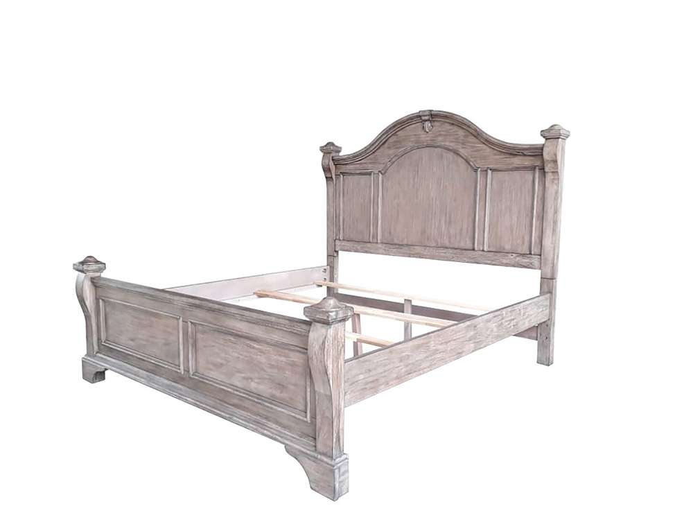 American Woodcrafters - Heirloom King Poster Bed - Rustic Charcoal - 2975-66POS veiw 2