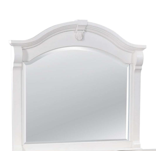 American Woodcrafters - Heirloom Landscape Mirror - Antique White - 2910-040 veiw 1