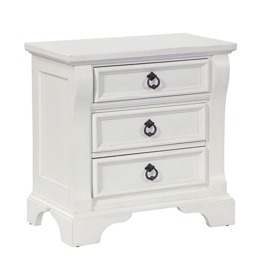 American Woodcrafters - Heirloom Night Stand - Antique White - 2910-430 veiw 1