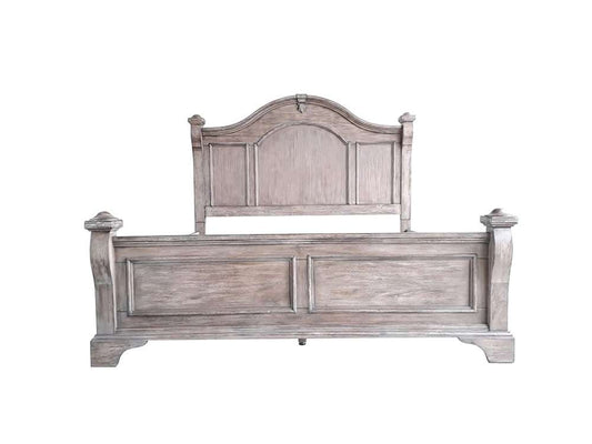 American Woodcrafters - Heirloom Queen Poster Bed - Rustic Charcoal - 2975-50POS veiw 1