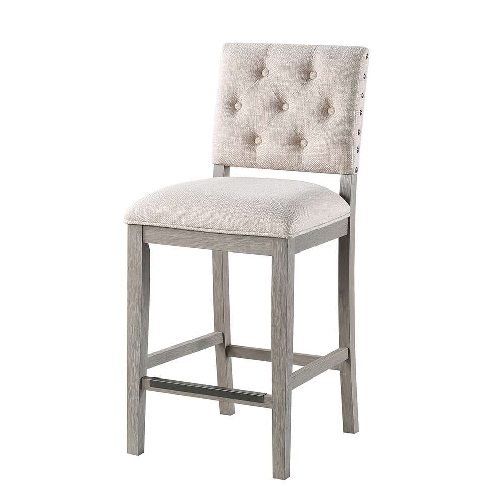 American Woodcrafters - Lancaster 26in Stool - Quarry Grey - B2-305-26F veiw 1