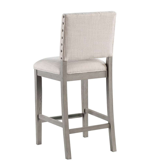 American Woodcrafters - Lancaster 26in Stool - Quarry Grey - B2-305-26F veiw 2