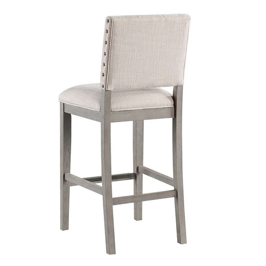 American Woodcrafters - Lancaster 30in Stool - Quarry Grey - B2-305-30F veiw 2