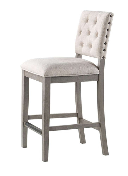 American Woodcrafters - Lancaster 30in Stool - Quarry Grey - B2-305-30F veiw 3