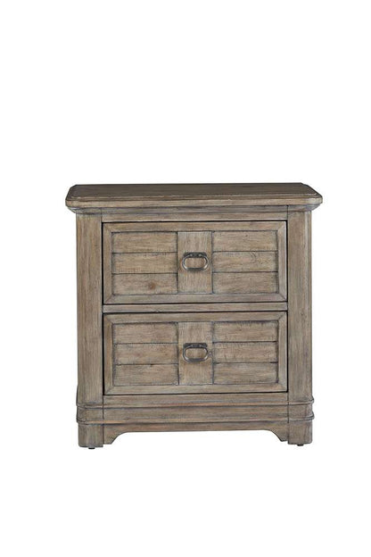 American Woodcrafters - Meadowbrook 2-Drawer Nightstand - Sand - 2600-420 view 1