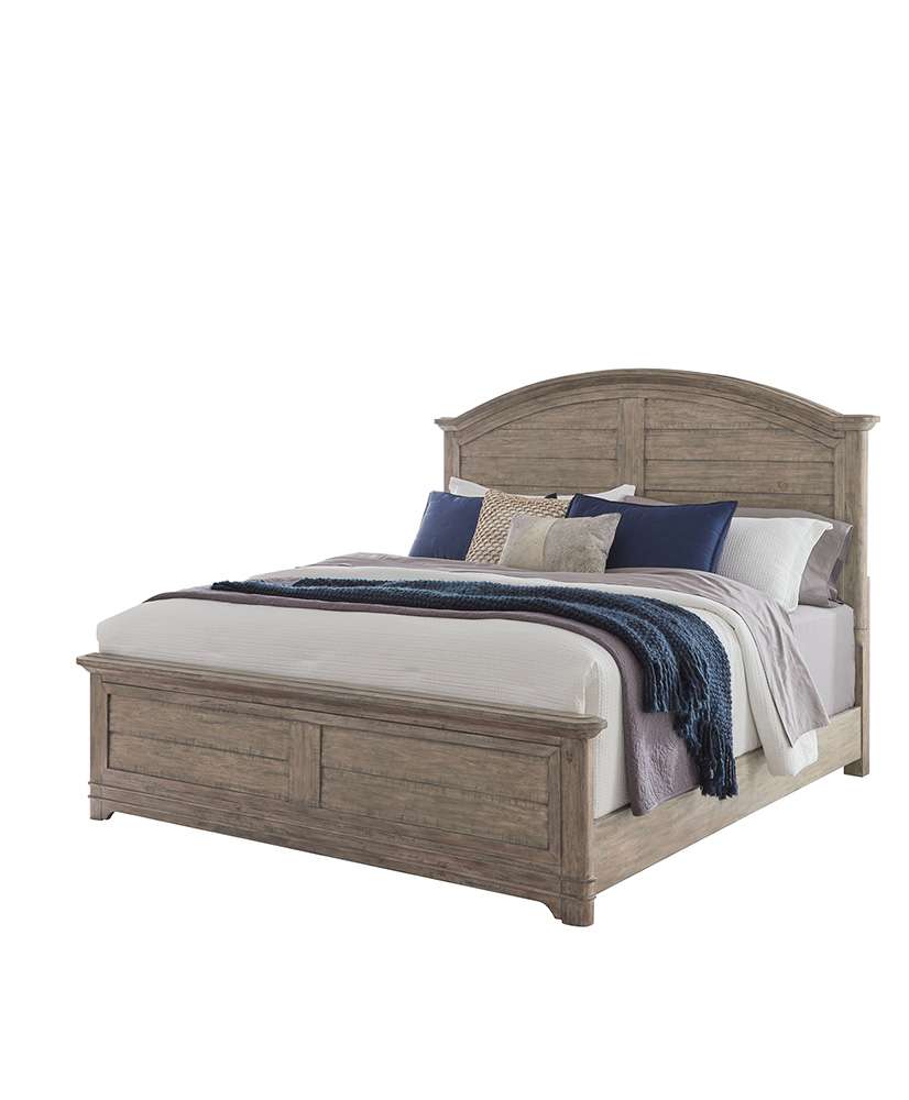 American Woodcrafters - Meadowbrook Arched King Bed - Sand - 2600-66ARPN veiw 1