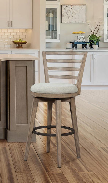 American Woodcrafters - Meadowbrook Bar Height Swivel Stool - Brown - D-2600-349-30F veiw 6